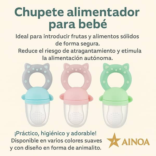 Chupete de alimentar bebe